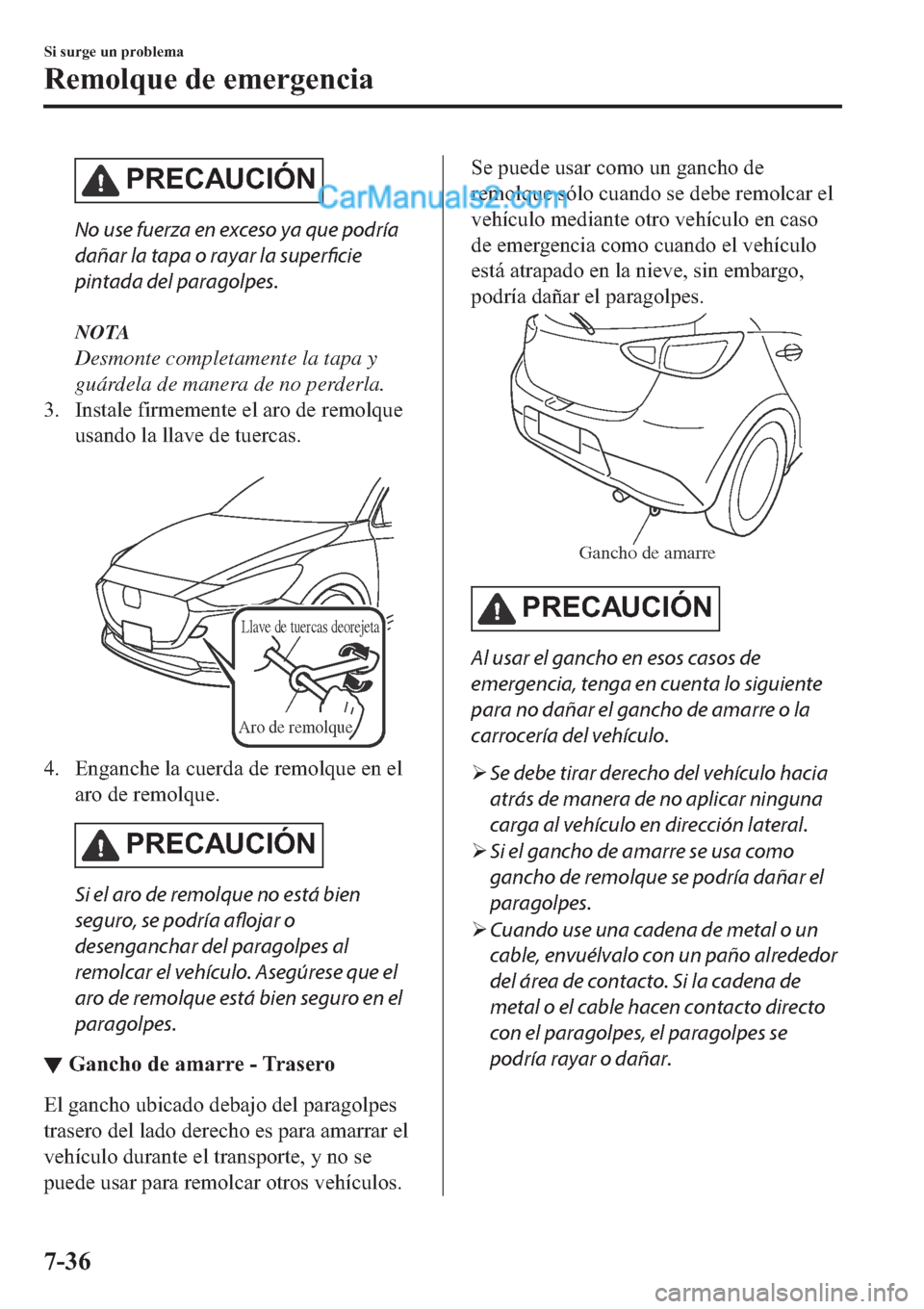 MAZDA MODEL 2 2019  Manual del propietario (in Spanish) �3�5�(�&�$�8�&�,�
