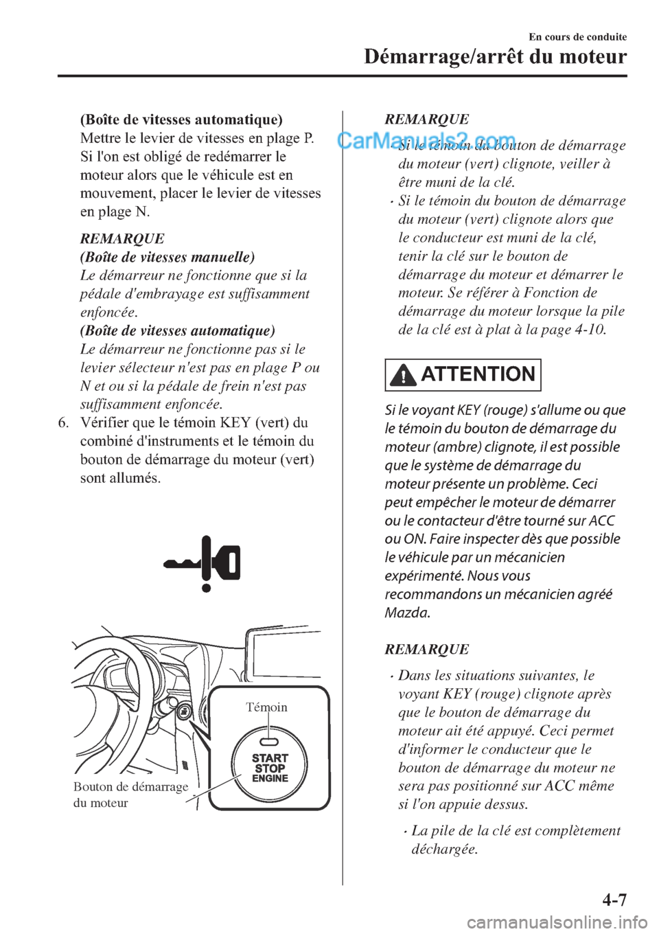 MAZDA MODEL 2 2019  Manuel du propriétaire (in French) ��%�R�v�W�H��G�H��Y�L�W�H�V�V�H�V��D�X�W�R�P�D�W�L�T�X�H�
�0�H�W�W�U�H��O�H��O�H�Y�L�H�U��G�H��Y�L�W�H�V�V�H�V��H�Q��S�O�D�J�H��3�
�6�L��O�
�R�Q��H�V�W��R�E�O�L�J�p��G�H��U�H�G�p�P�D