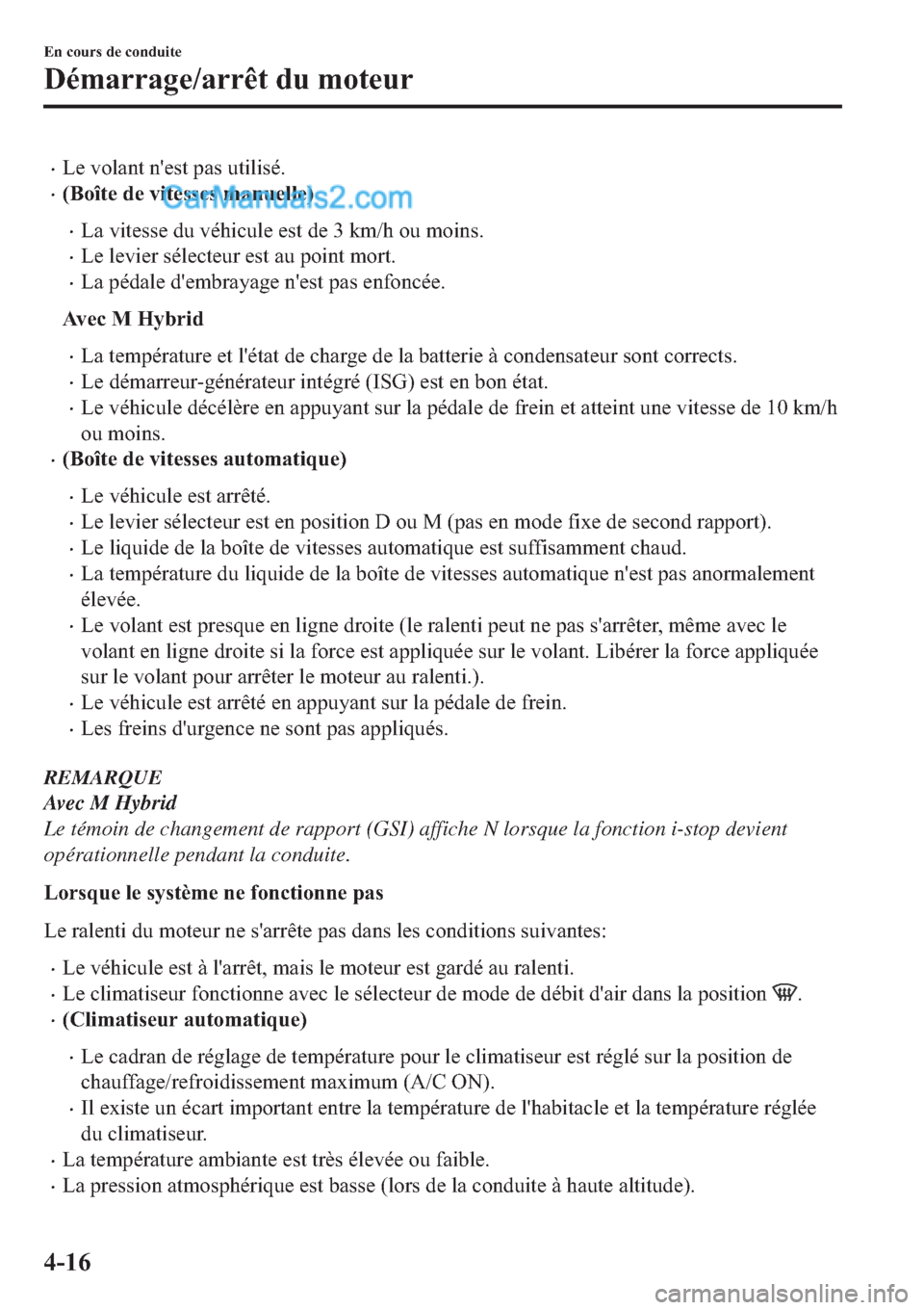 MAZDA MODEL 2 2019  Manuel du propriétaire (in French) �x�/�H��Y�R�O�D�Q�W��Q�
�H�V�W��S�D�V��X�W�L�O�L�V�p�
�x��%�R�v�W�H��G�H��Y�L�W�H�V�V�H�V��P�D�Q�X�H�O�O�H�
�x�/�D��Y�L�W�H�V�V�H��G�X��Y�p�K�L�F�X�O�H��H�V�W��G�H����N�P��K��R�X�