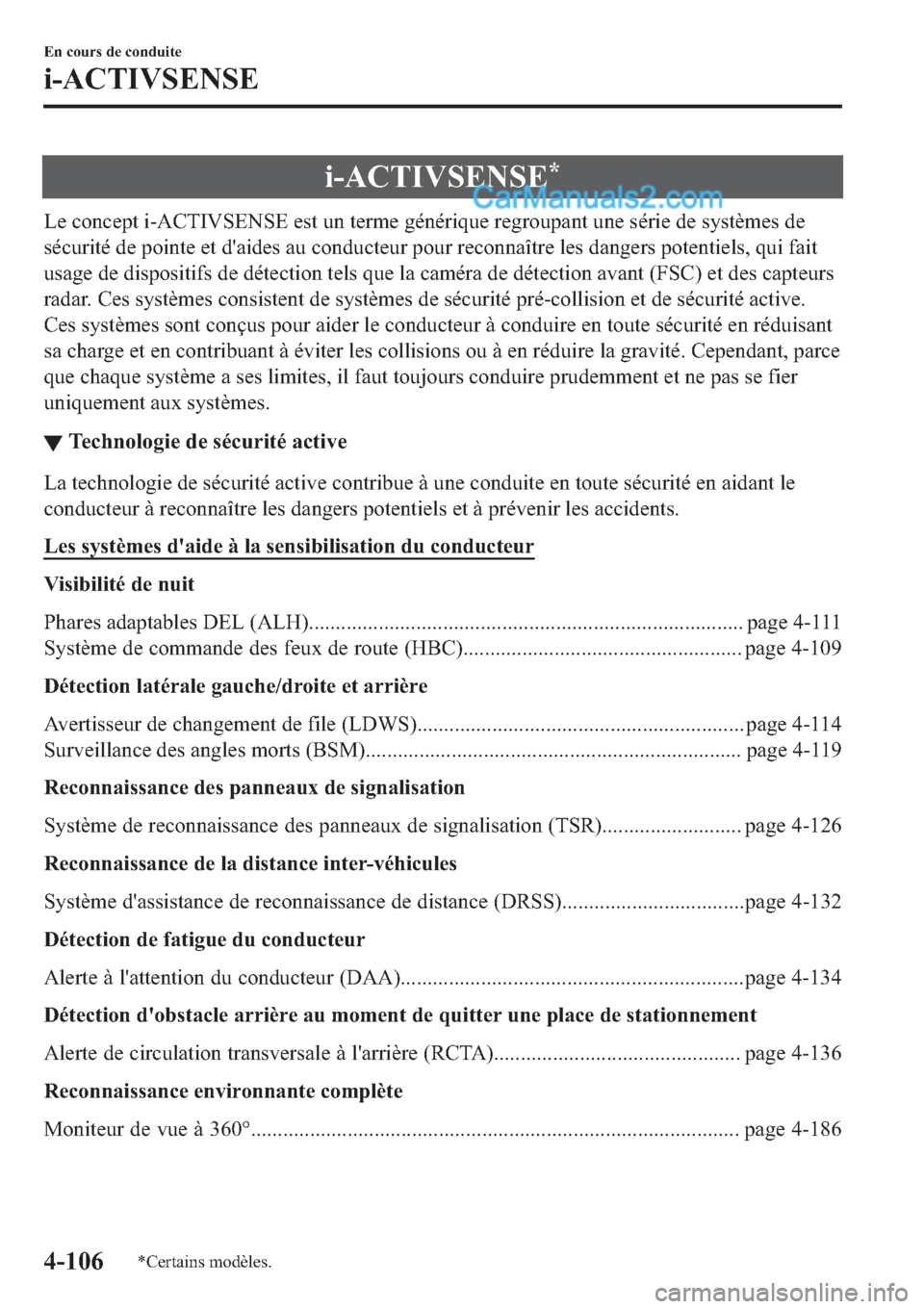 MAZDA MODEL 2 2019  Manuel du propriétaire (in French) �L��$�&�7�,�9�6�(�1�6�(�
�/�H��F�R�Q�F�H�S�W��L��$�&�7�,�9�6�(�1�6�(��H�V�W��X�Q��W�H�U�P�H��J�p�Q�p�U�L�T�X�H��U�H�J�U�R�X�S�D�Q�W��X�Q�H��V�p�U�L�H��G�H��V�\�V�W�q�P�H�V��G�H
�V�p�F�X