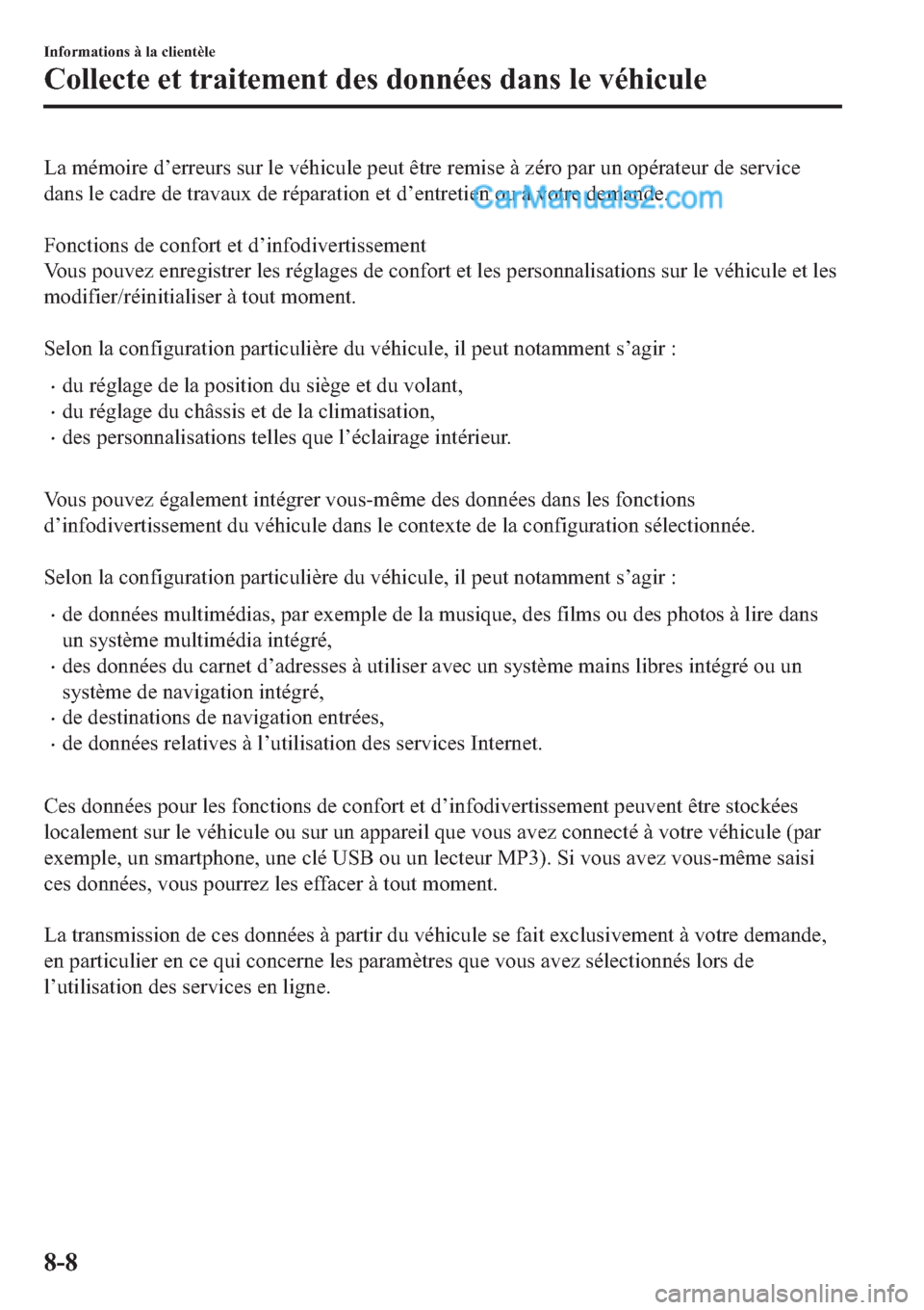 MAZDA MODEL 2 2019  Manuel du propriétaire (in French) �/�D��P�p�P�R�L�U�H��G�