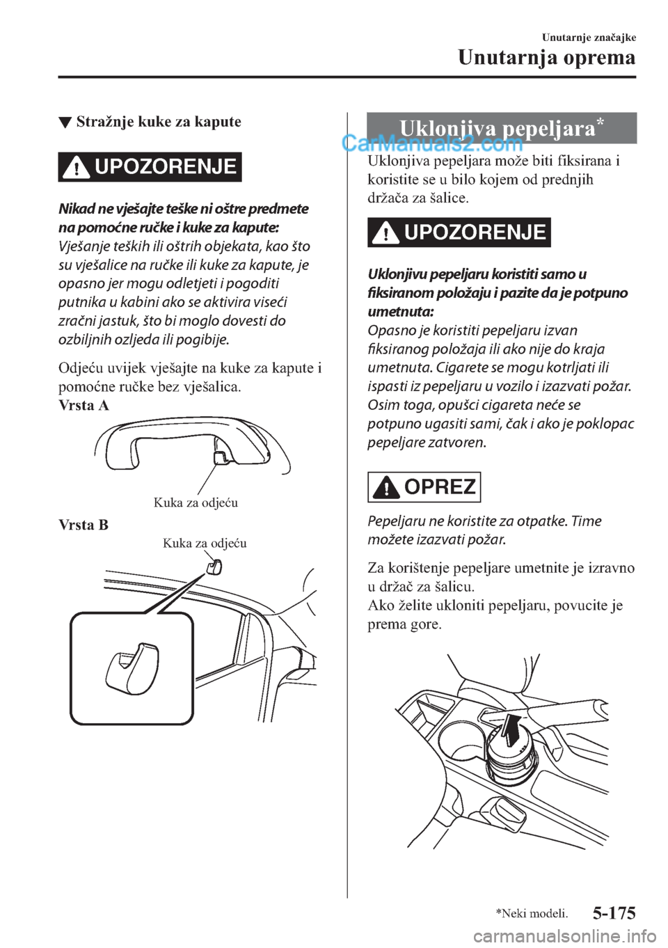 MAZDA MODEL 2 2019  Upute za uporabu (in Crotian) ▼�6�W�U�D�