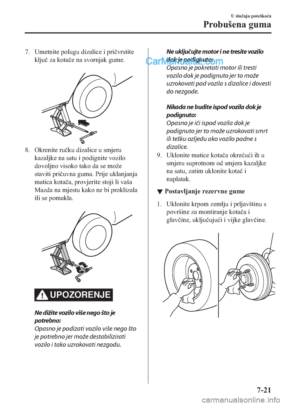 MAZDA MODEL 2 2019  Upute za uporabu (in Crotian) �� �8�P�H�W�Q�L�W�H��S�R�O�X�J�X��G�L�]�D�O�L�F�H��L��S�U�L�