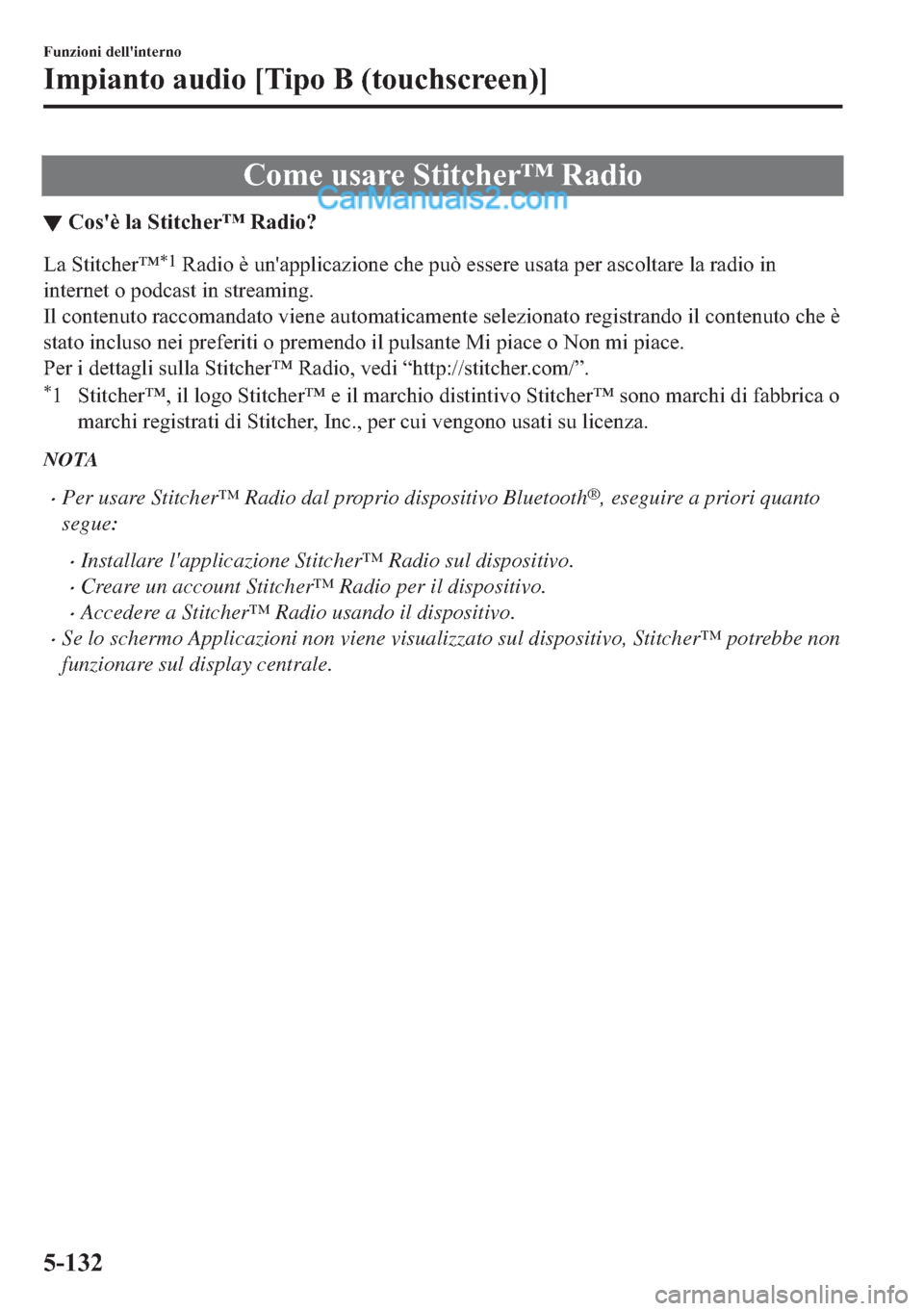 MAZDA MODEL 2 2019  Manuale del proprietario (in Italian) �&�R�P�H��X�V�D�U�H��6�W�L�W�F�K�H�U�