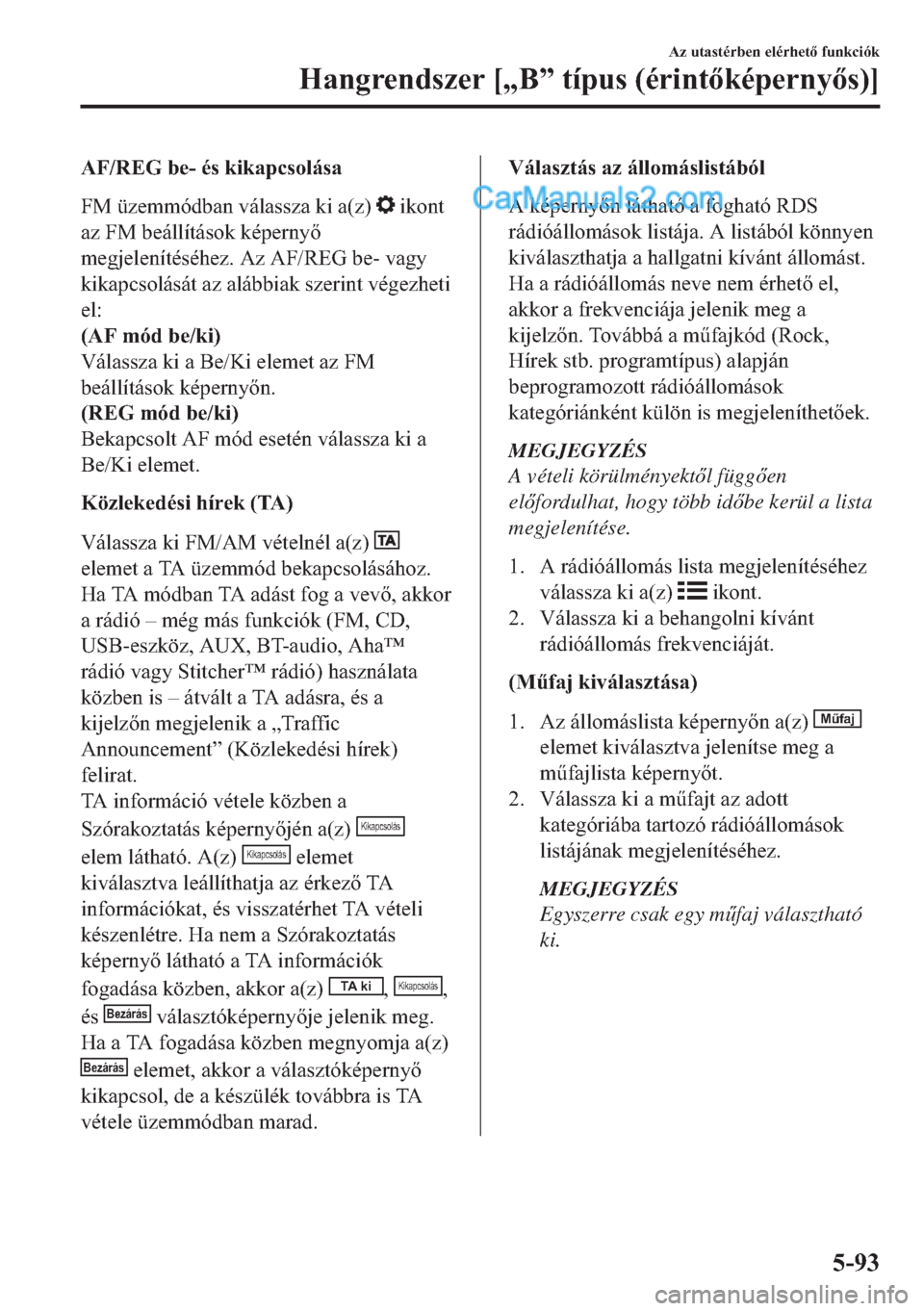 MAZDA MODEL 2 2019  Kezelési útmutató (in Hungarian) �$�)��5�(�*��E�H���p�V��N�L�N�D�S�F�V�R�O�i�V�D
�)�0��