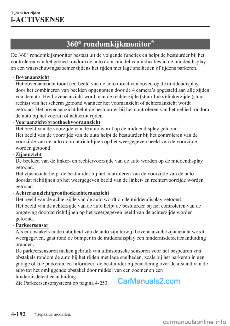 MAZDA MODEL 2 2019  Handleiding (in Dutch) ����