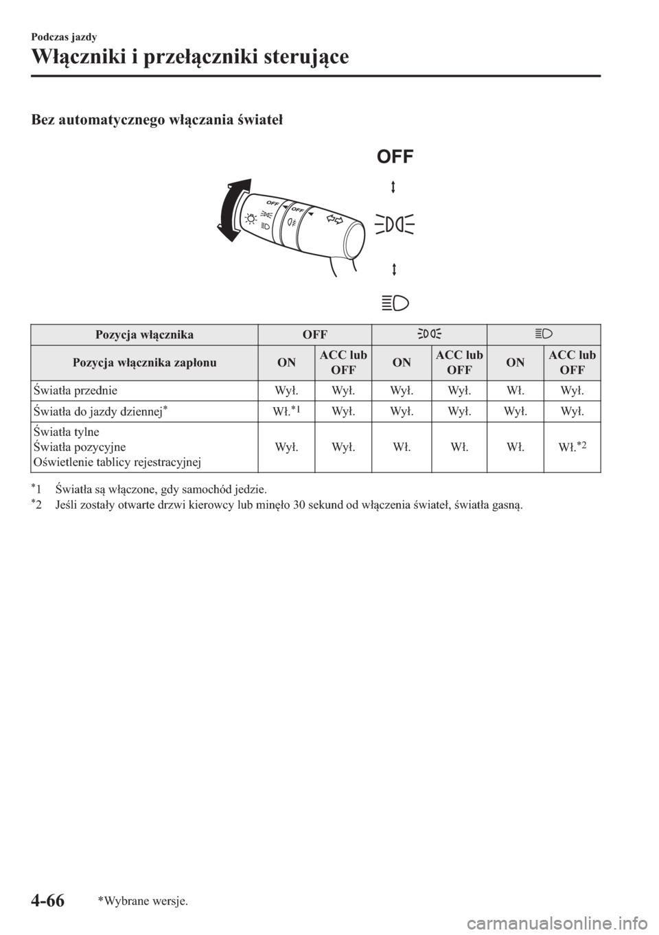 MAZDA MODEL 2 2019  Instrukcja Obsługi (in Polish) �%�H�]��D�X�W�R�P�D�W�\�F�]�Q�H�J�R��Z�