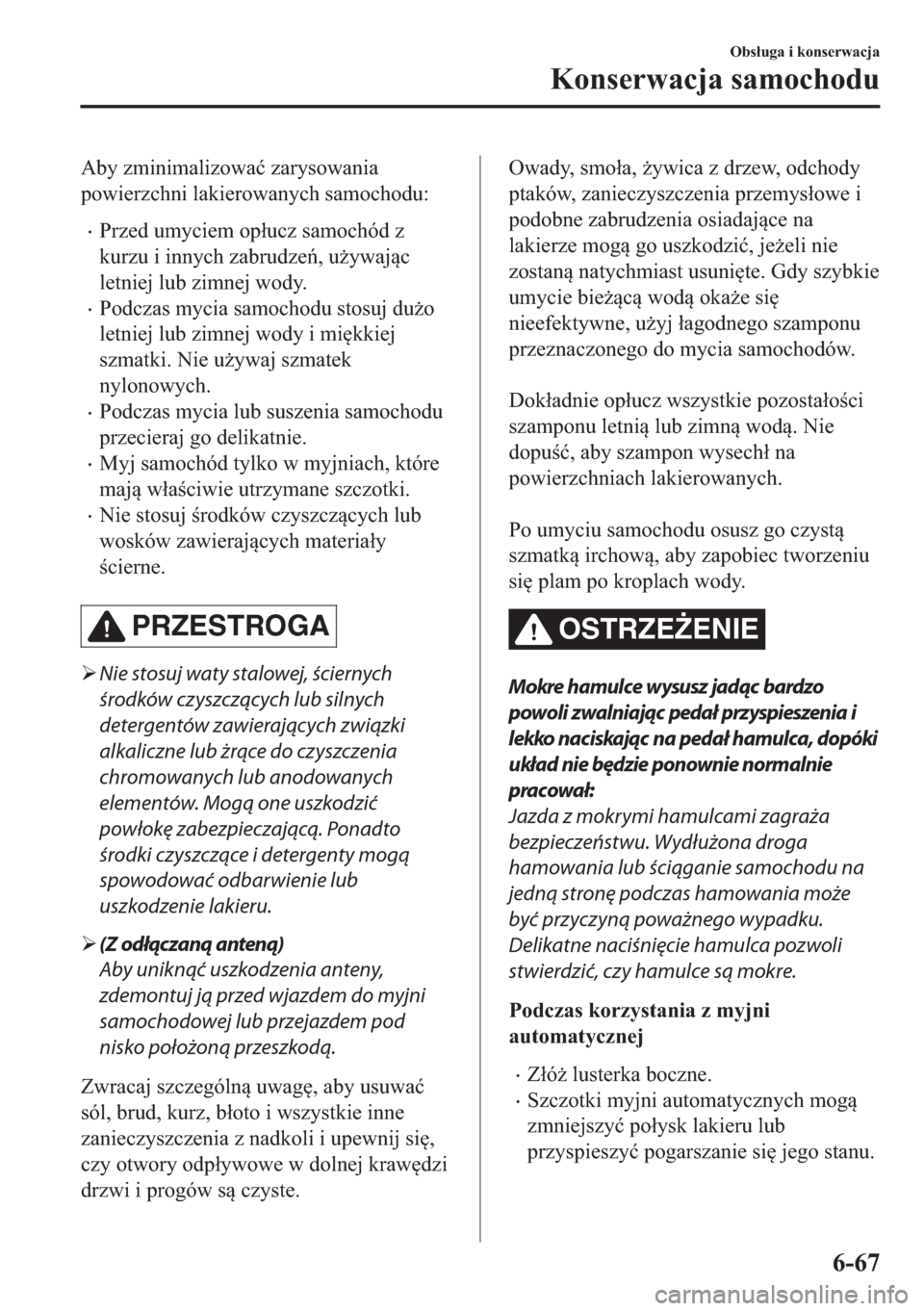 MAZDA MODEL 2 2019  Instrukcja Obsługi (in Polish) �$�E�\��]�P�L�Q�L�P�D�O�L�]�R�Z�D�