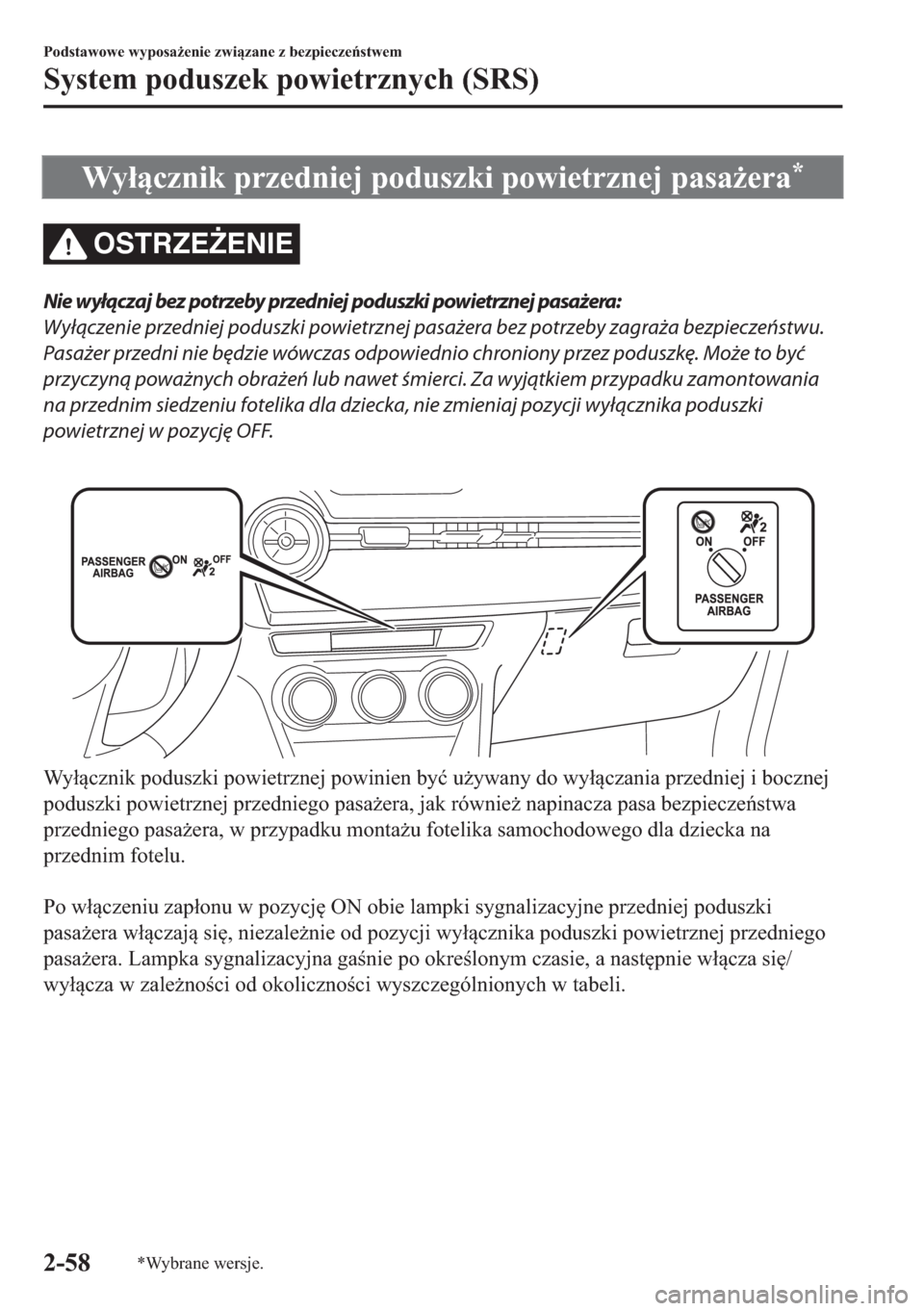 MAZDA MODEL 2 2019  Instrukcja Obsługi (in Polish) �:�\�