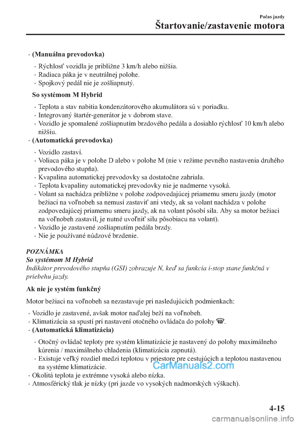 MAZDA MODEL 2 2019  Užívateľská príručka (in Slovak) �x��0�D�Q�X�i�O�Q�D��S�U�H�Y�R�G�R�Y�N�D�
�x�5�