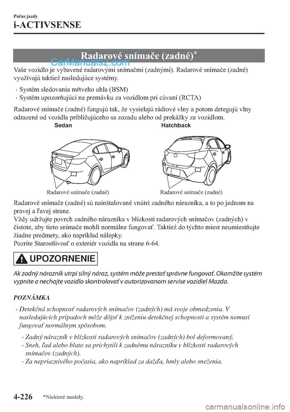 MAZDA MODEL 2 2019  Užívateľská príručka (in Slovak) �5�D�G�D�U�R�Y�p��V�Q�t�P�D�