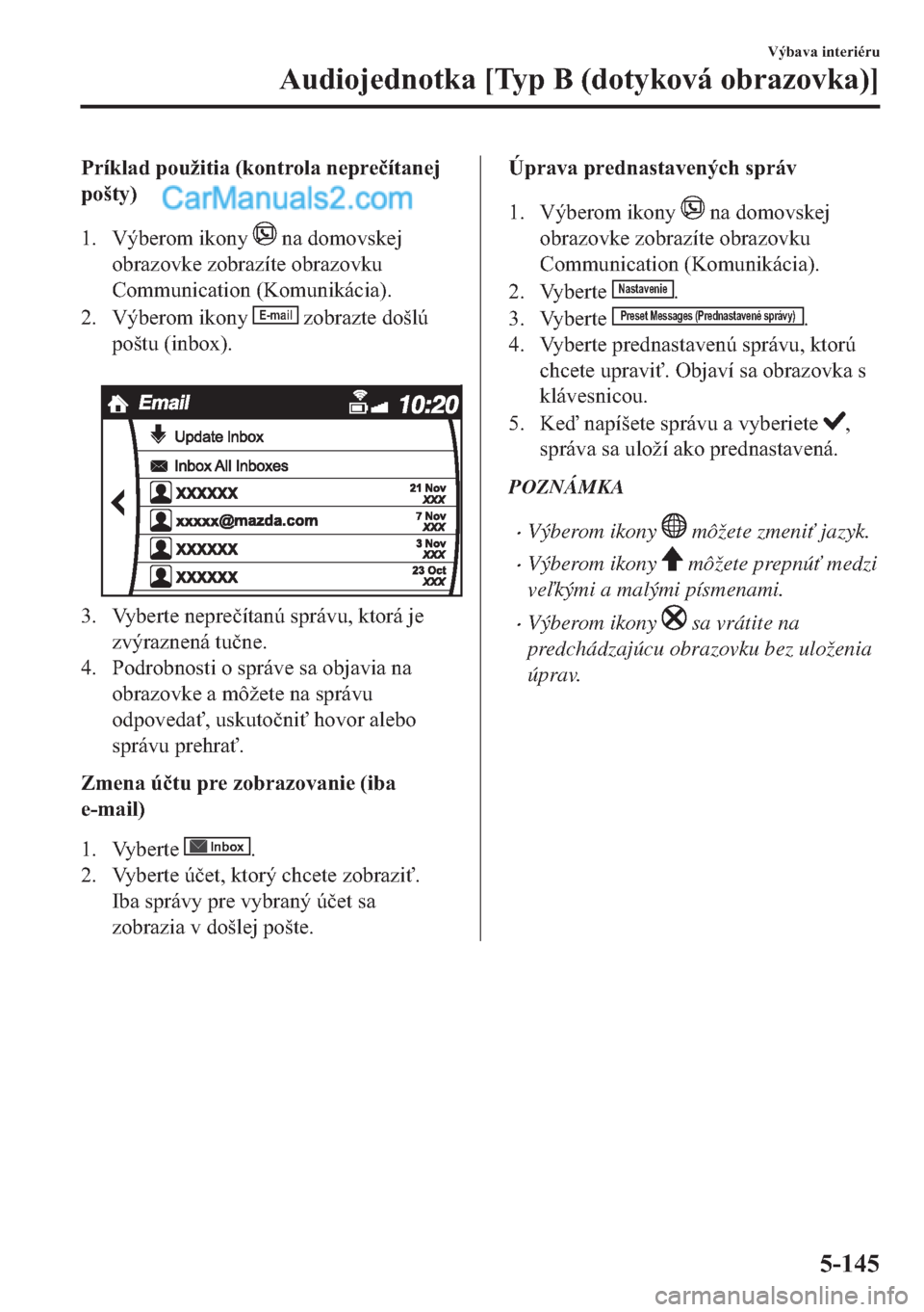 MAZDA MODEL 2 2019  Užívateľská príručka (in Slovak) �3�U�t�N�O�D�G��S�R�X�