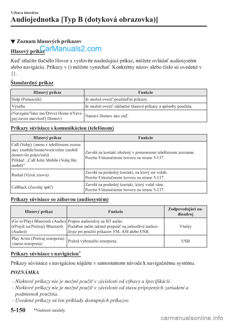 MAZDA MODEL 2 2019  Užívateľská príručka (in Slovak) ▼�=�R�]�Q�D�P��K�O�D�V�R�Y�