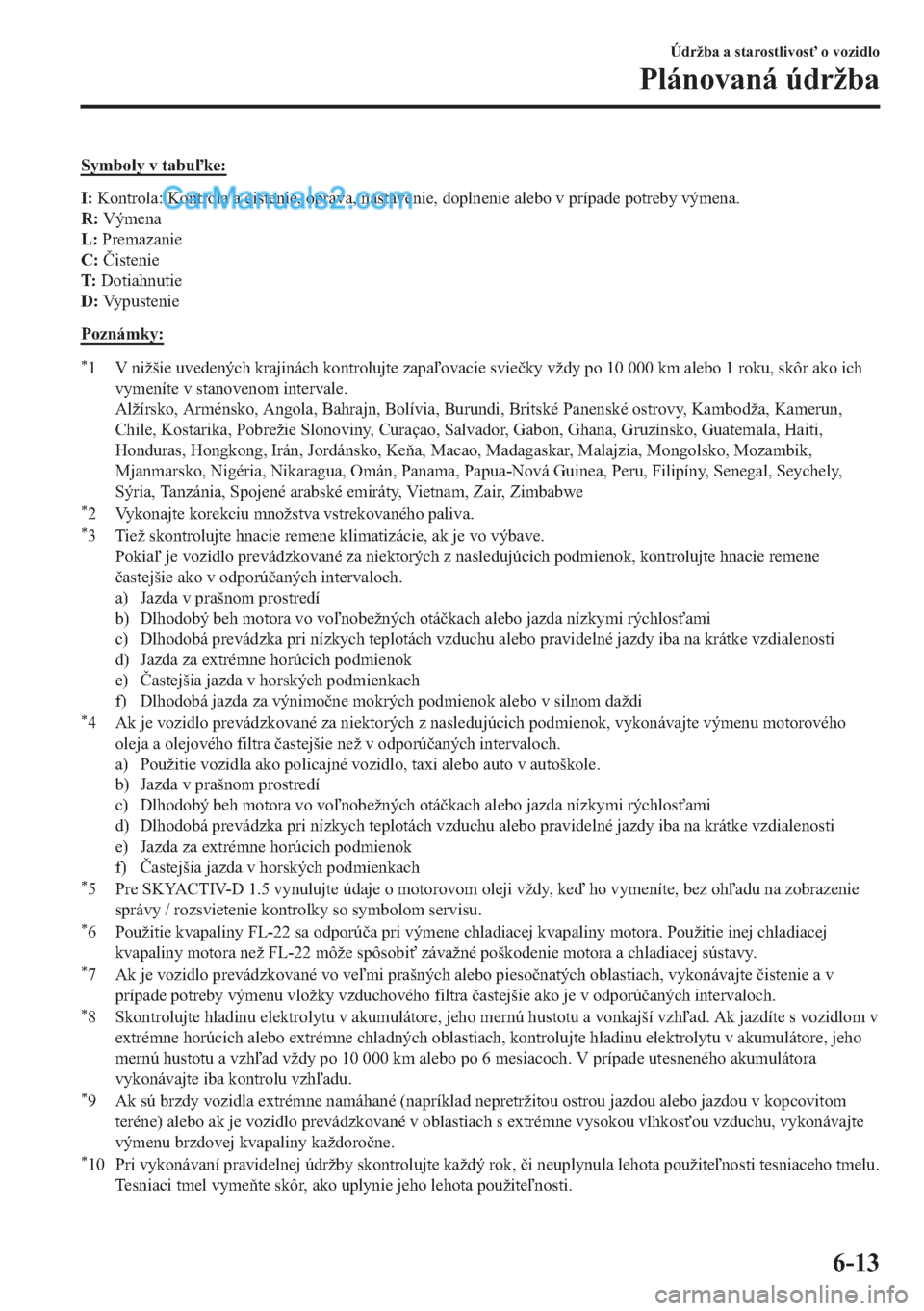 MAZDA MODEL 2 2019  Užívateľská príručka (in Slovak) �6�\�P�E�R�O�\��Y��W�D�E�X�N�H�
�,���.�R�Q�W�U�R�O�D���.�R�Q�W�U�R�O�D��D��