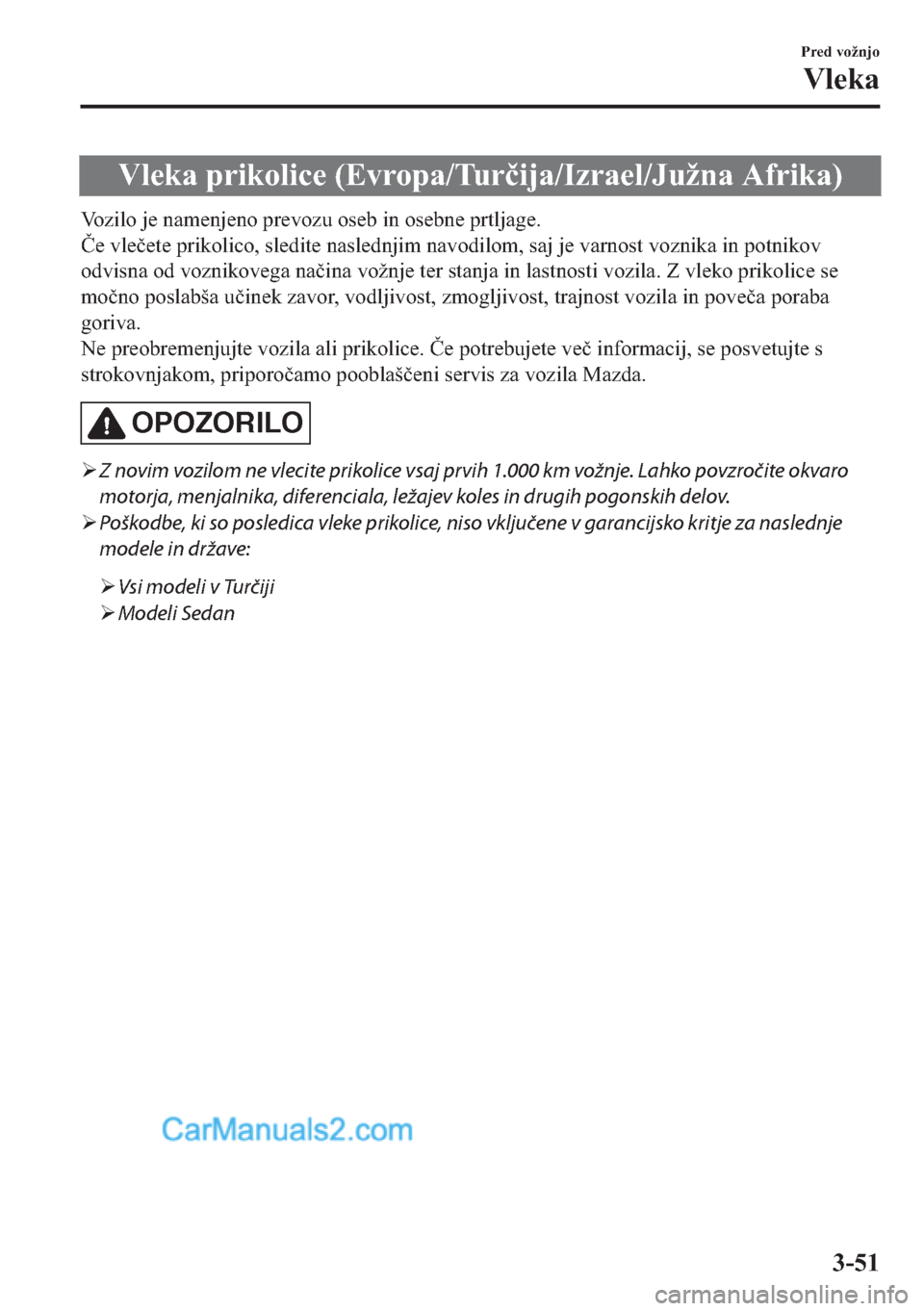 MAZDA MODEL 2 2019  Priročnik za lastnika (in Slovenian) �9�O�H�N�D��S�U�L�N�R�O�L�F�H���(�Y�U�R�S�D��7�X�U�