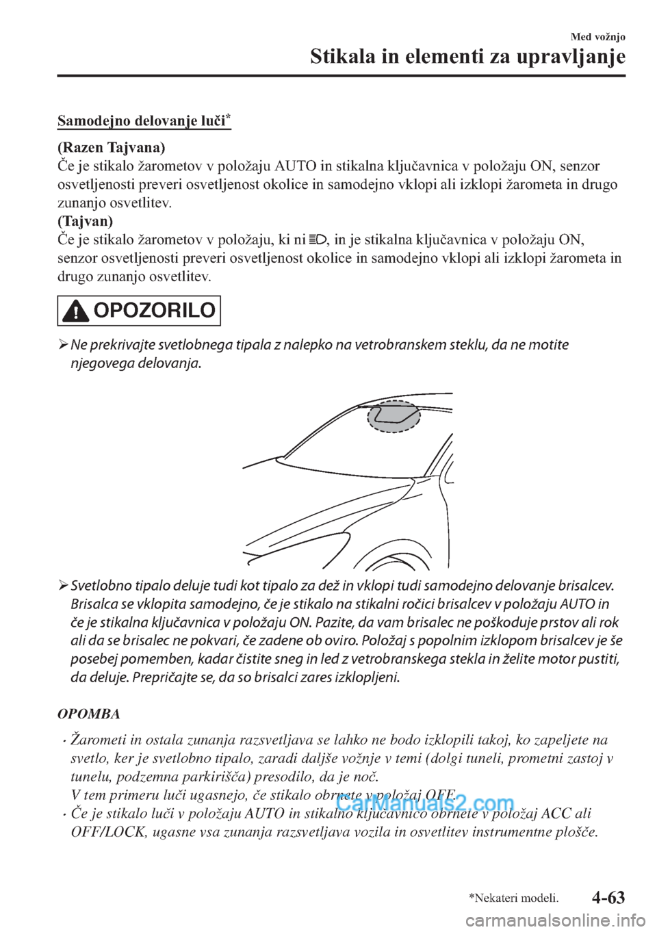 MAZDA MODEL 2 2019  Priročnik za lastnika (in Slovenian) �6�D�P�R�G�H�M�Q�R��G�H�O�R�Y�D�Q�M�H��O�X�