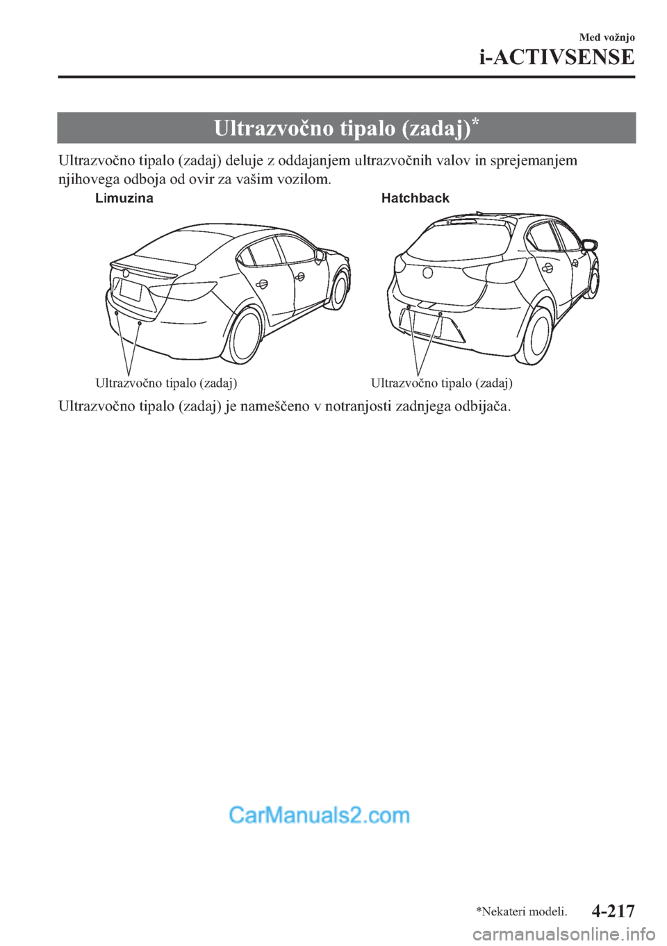MAZDA MODEL 2 2019  Priročnik za lastnika (in Slovenian) �8�O�W�U�D�]�Y�R�þ�Q�R��W�L�S�D�O�R���]�D�G�D�M��
�8�O�W�U�D�]�Y�R�þ�Q�R��W�L�S�D�O�R���]�D�G�D�M���G�H�O�X�M�H��]��R�G�G�D�M�D�Q�M�H�P��X�O�W�U�D�]�Y�R�þ�Q�L�K��Y�D�O�R�Y��L�Q��V�S