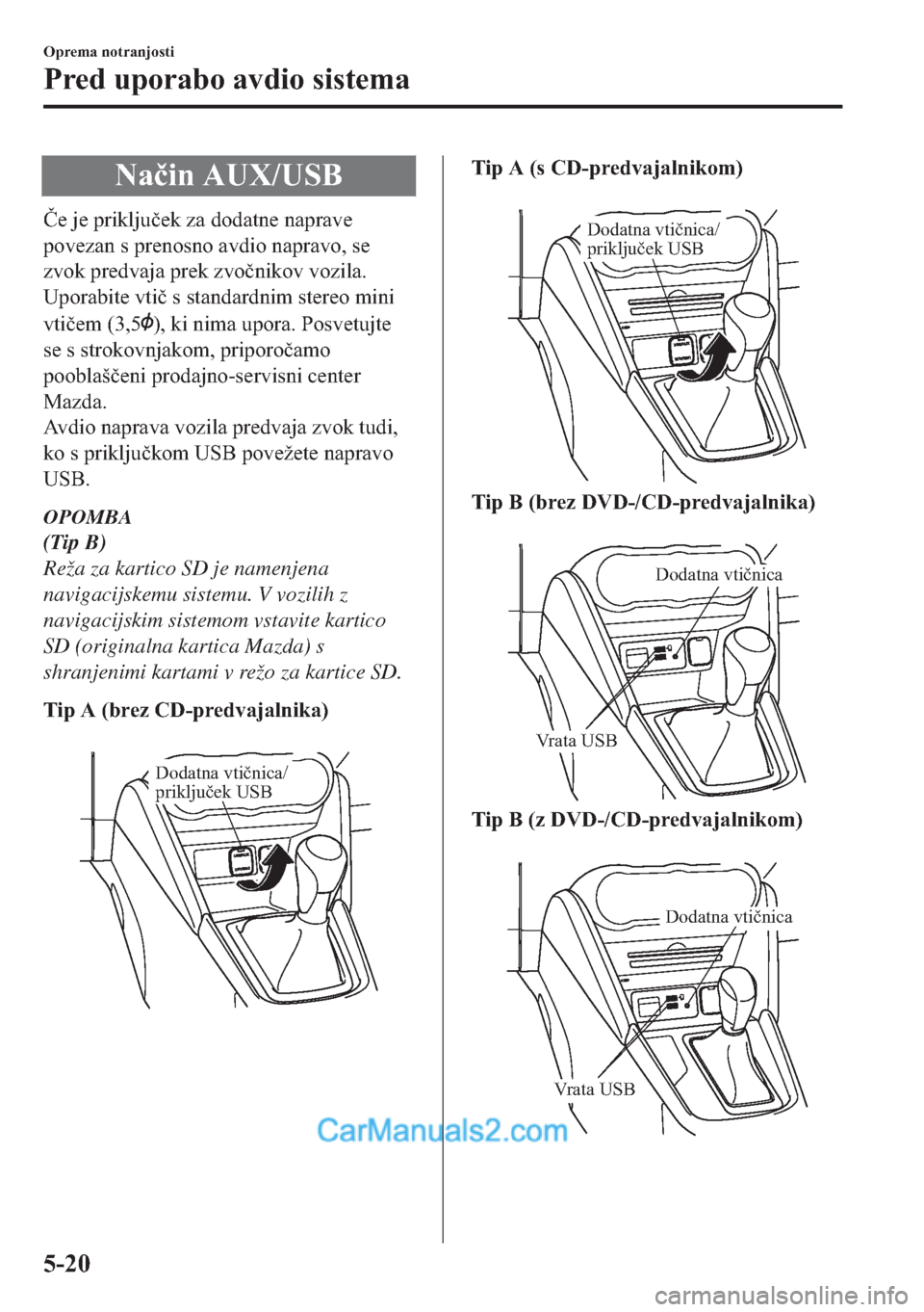 Mazda Model 2 19 Prirocnik Za Lastnika In Slovenian 763 Pages Page 410 2gpu Rydqmh Lq Rgur