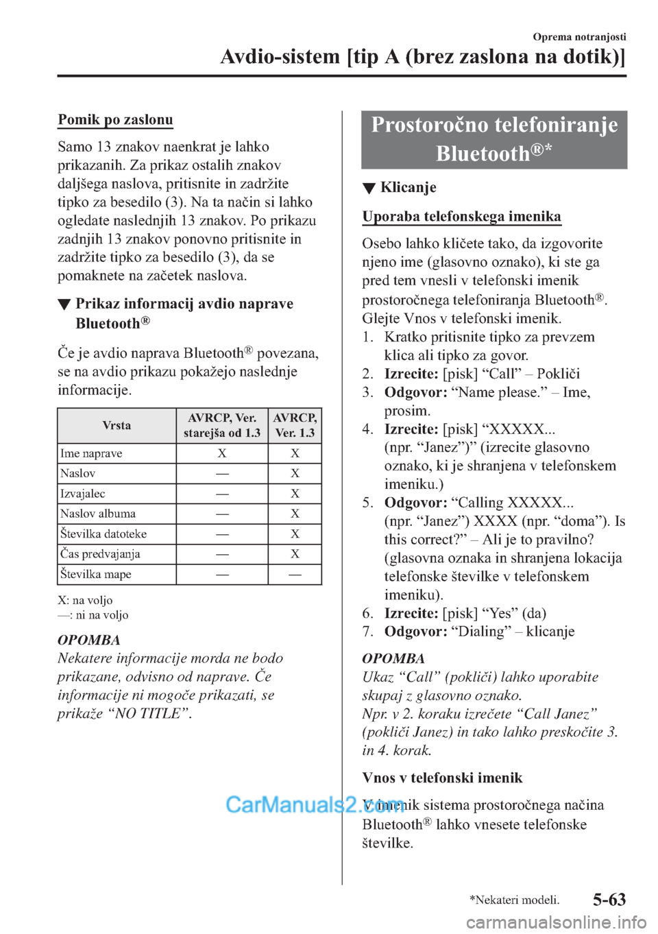 MAZDA MODEL 2 2019  Priročnik za lastnika (in Slovenian) �3�R�P�L�N��S�R��]�D�V�O�R�Q�X
�6�D�P�R�����]�Q�D�N�R�Y��Q�D�H�Q�N�U�D�W��M�H��O�D�K�N�R
�S�U�L�N�D�]�D�Q�L�K���=�D��S�U�L�N�D�]��R�V�W�D�O�L�K��]�Q�D�N�R�Y
�G�D�O�M�
