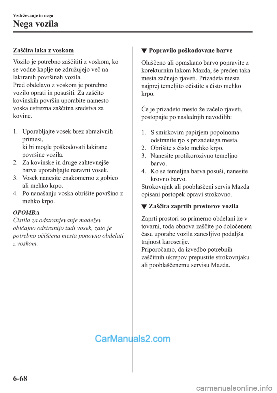 MAZDA MODEL 2 2019  Priročnik za lastnika (in Slovenian) �=�D�