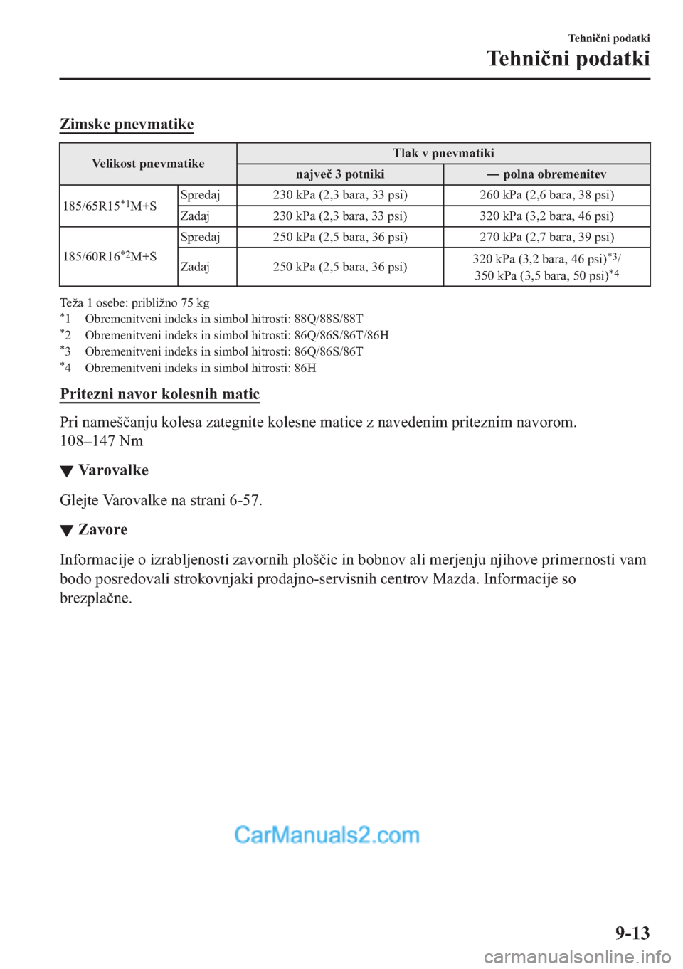 MAZDA MODEL 2 2019  Priročnik za lastnika (in Slovenian) �=�L�P�V�N�H��S�Q�H�Y�P�D�W�L�N�H
�9�H�O�L�N�R�V�W��S�Q�H�Y�P�D�W�L�N�H�7�O�D�N��Y��S�Q�H�Y�P�D�W�L�N�L
�Q�D�M�Y�H�