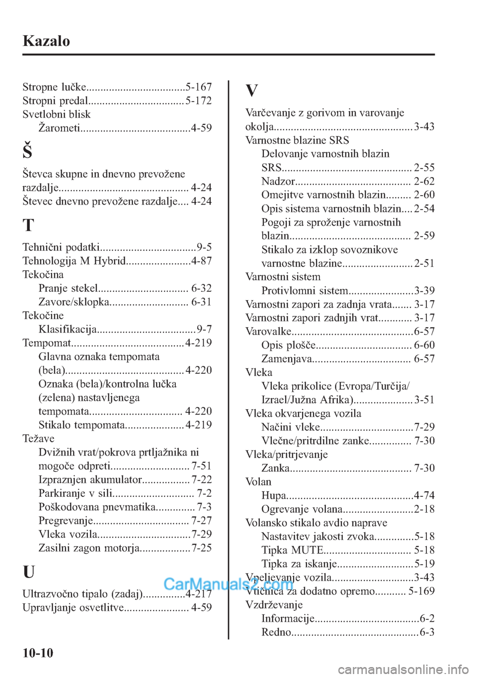 MAZDA MODEL 2 2019  Priročnik za lastnika (in Slovenian) �.�D�]�D�O�R
�6�W�U�R�S�Q�H� �O�X�