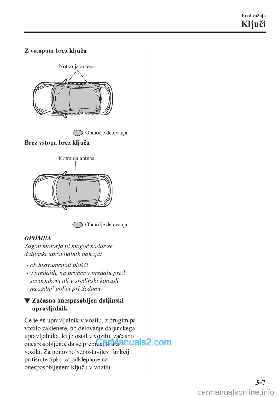 MAZDA MODEL 2 2019  Priročnik za lastnika (in Slovenian) �=��Y�V�W�R�S�R�P��E�U�H�]��N�O�M�X�