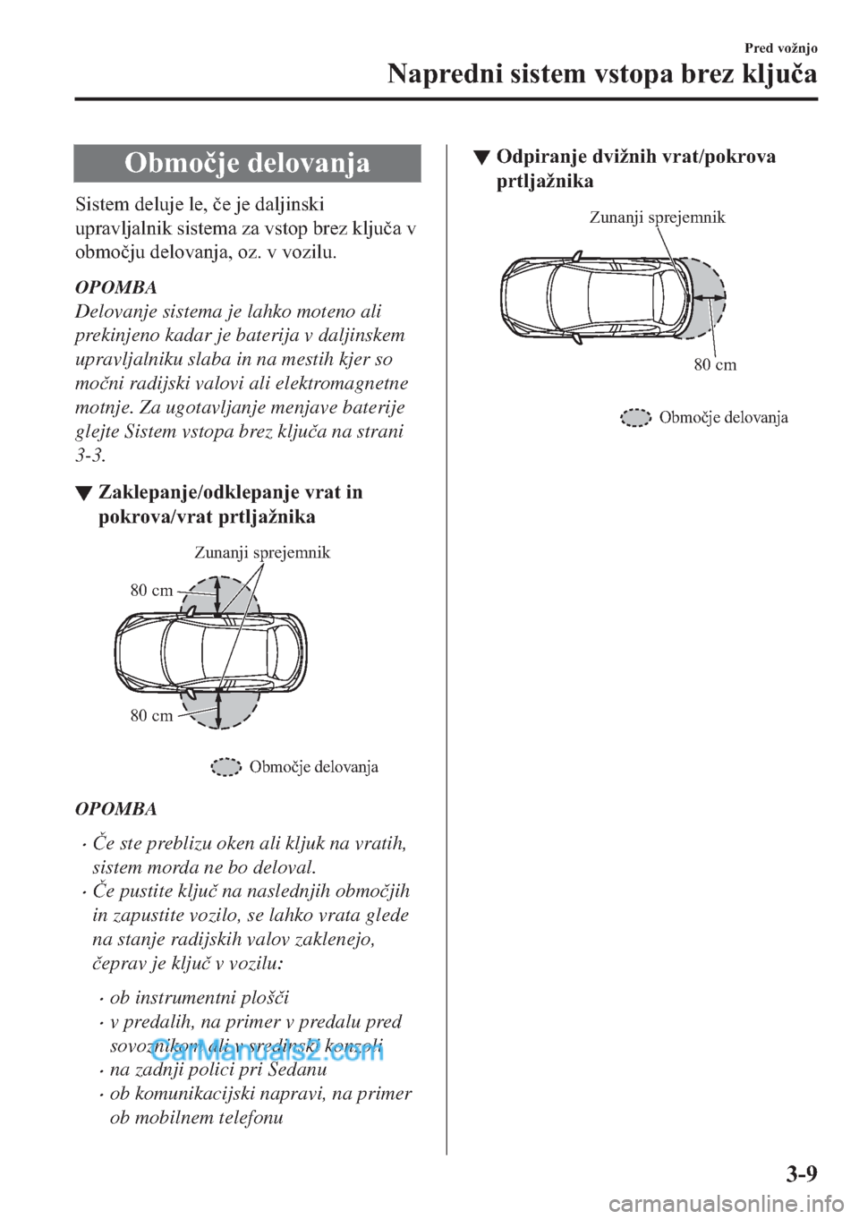 MAZDA MODEL 2 2019  Priročnik za lastnika (in Slovenian) �2�E�P�R�þ�M�H��G�H�O�R�Y�D�Q�M�D
�6�L�V�W�H�P��G�H�O�X�M�H��O�H���