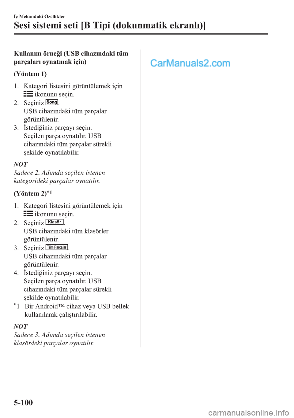 MAZDA MODEL 2 2019  Kullanım Kılavuzu (in Turkish) �.�X�O�O�D�Q�