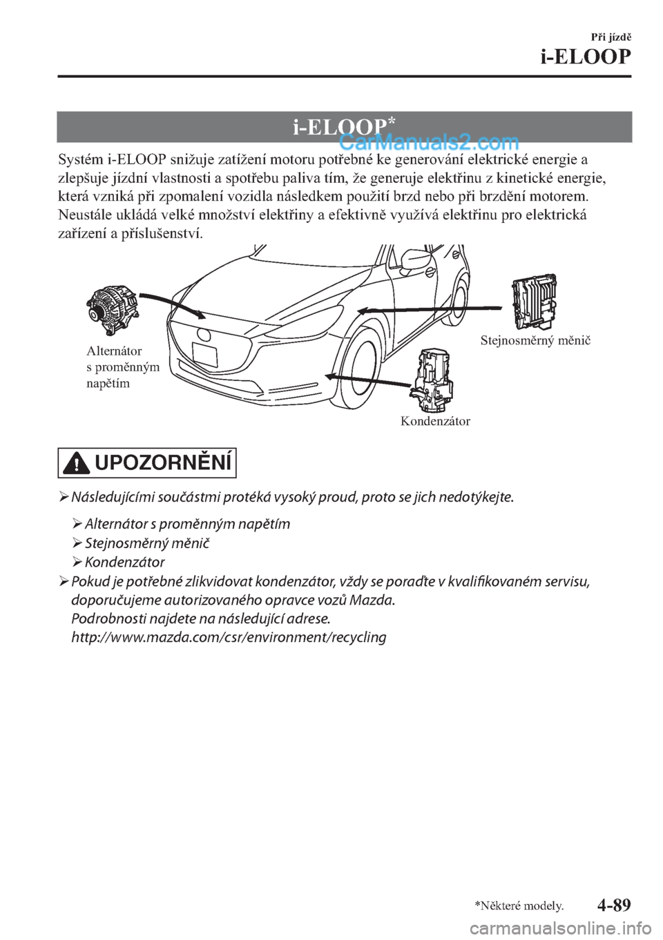 MAZDA MODEL 2 2019  Návod k obsluze (in Czech) �L��(�/�2�2�3�
�6�\�V�W�p�P��L��(�/�2�2�3��V�Q�L�