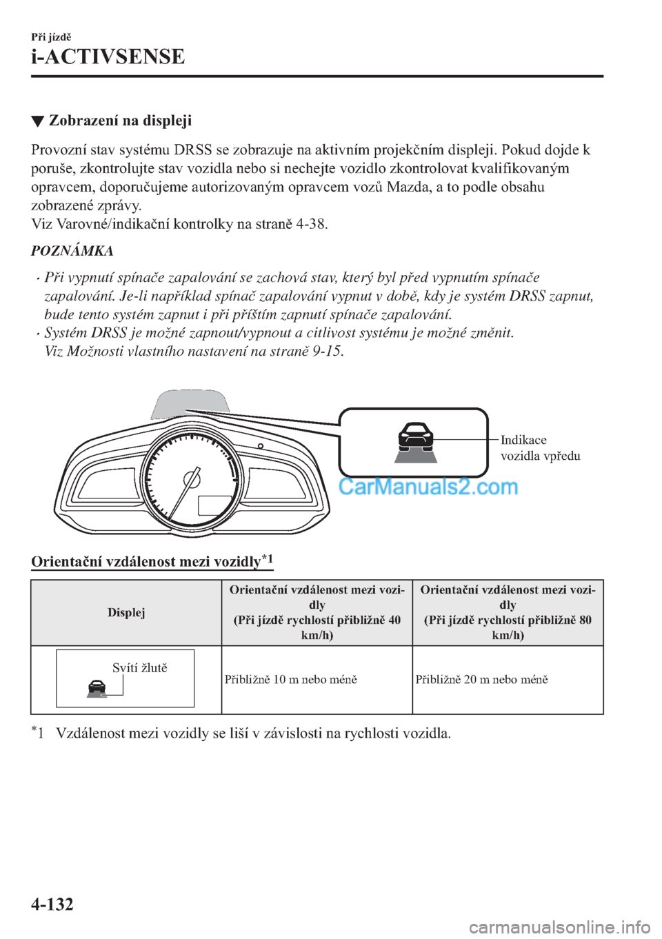 MAZDA MODEL 2 2019  Návod k obsluze (in Czech) ▼�=�R�E�U�D�]�H�Q�t��Q�D��G�L�V�S�O�H�M�L
�3�U�R�Y�R�]�Q�t��V�W�D�Y��V�\�V�W�p�P�X���5�6�6��V�H��]�R�E�U�D�]�X�M�H��Q�D��D�N�W�L�Y�Q�t�P��S�U�R�M�H�N�þ�Q�t�P��G�L�V�S�O�H�M�L���3�R�N�