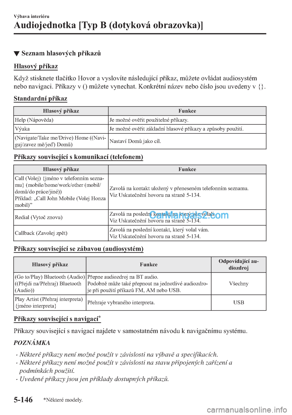 MAZDA MODEL 2 2019  Návod k obsluze (in Czech) ▼�6�H�]�Q�D�P��K�O�D�V�R�Y�