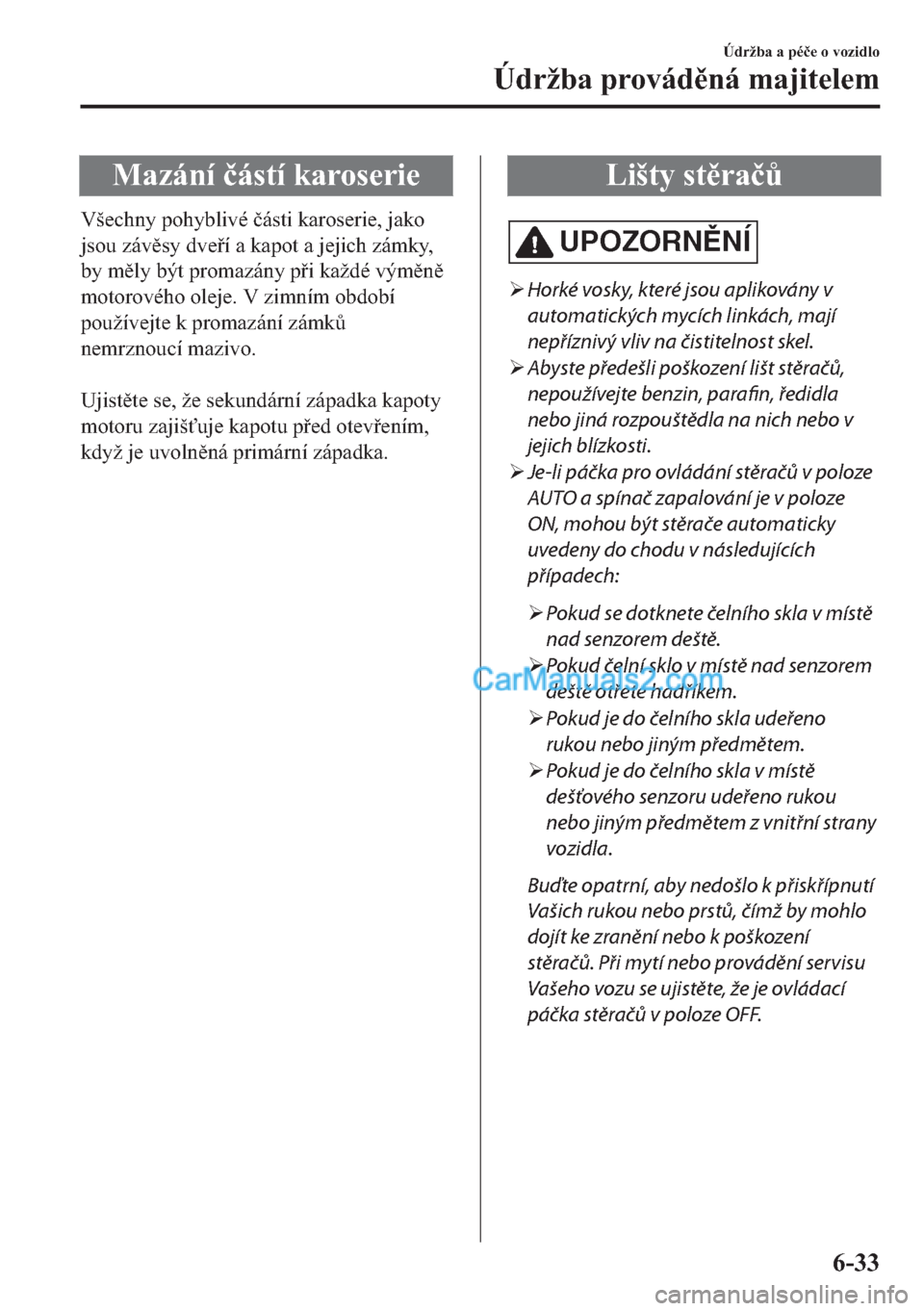 MAZDA MODEL 2 2019  Návod k obsluze (in Czech) �0�D�]�i�Q�t��