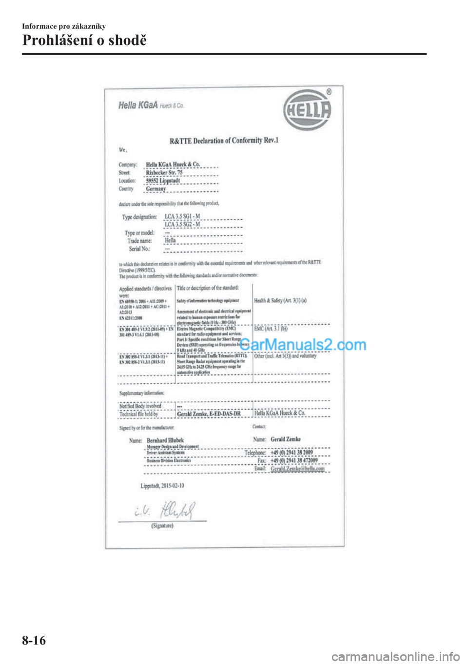 MAZDA MODEL 2 2019  Návod k obsluze (in Czech) �,�Q�I�R�U�P�D�F�H��S�U�R��]�i�N�D�]�Q�t�N�\
�3�U�R�K�O�i�