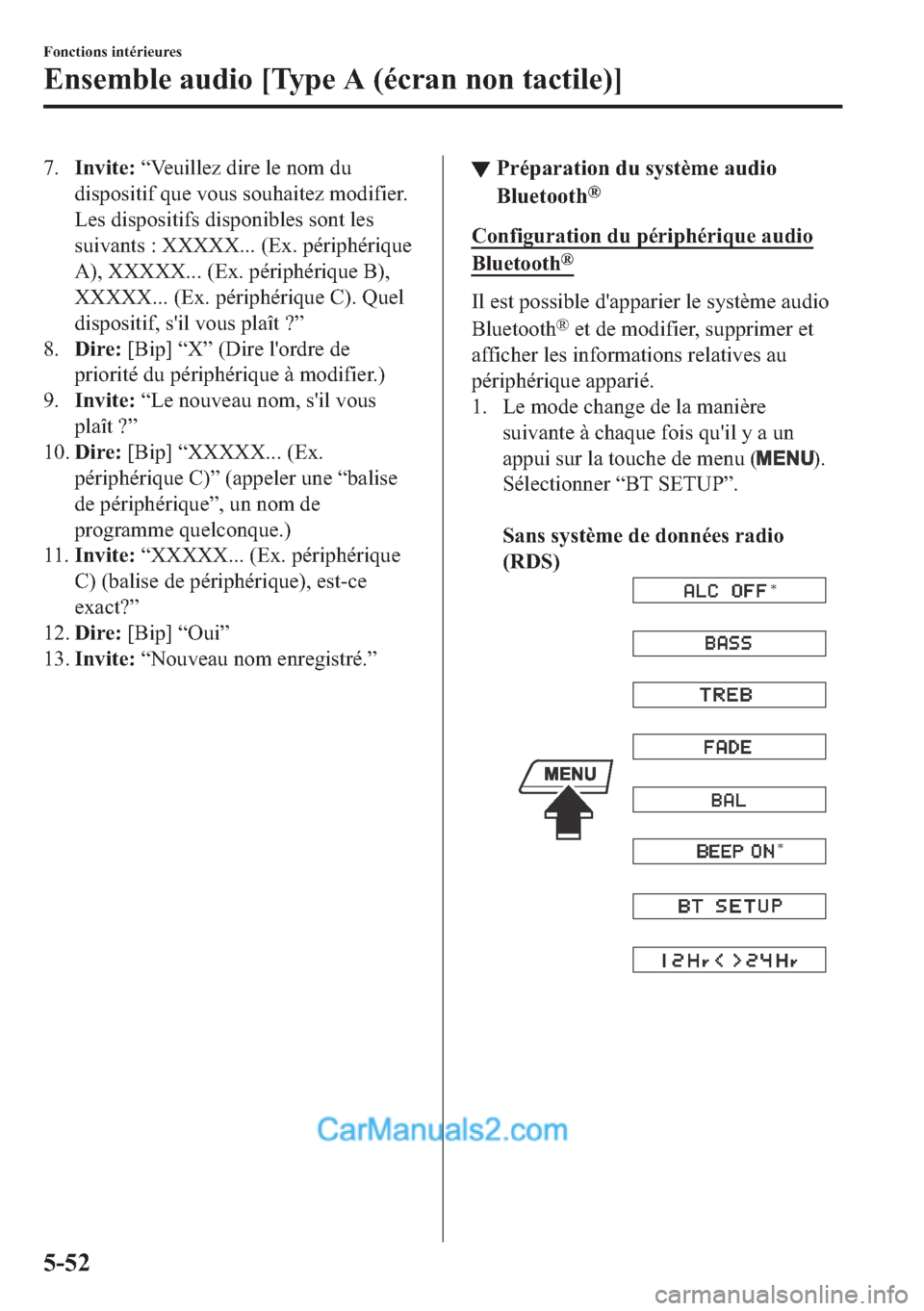MAZDA MODEL 2 2018  Manuel du propriétaire (in French) ���,�Q�Y�L�W�H���