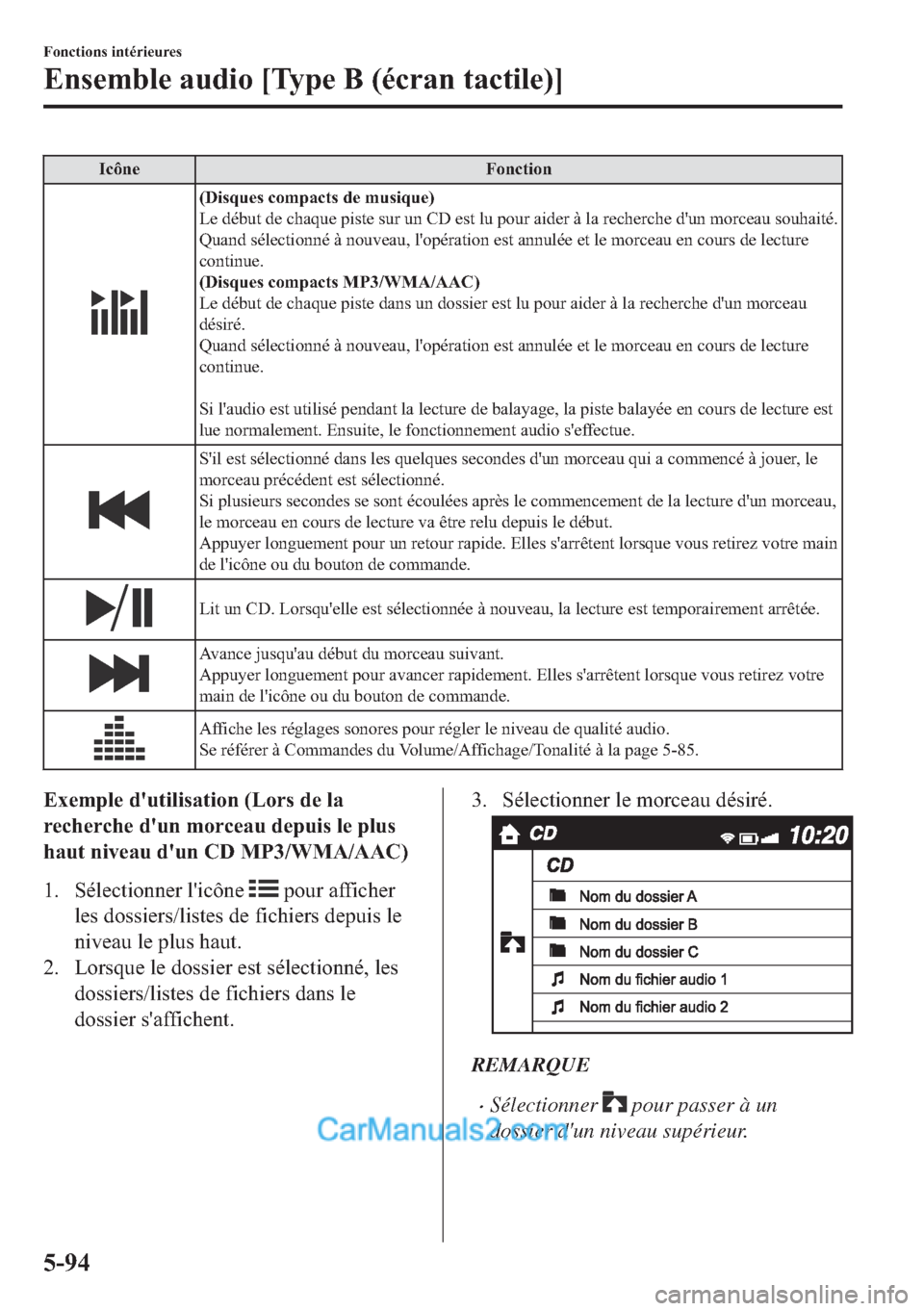 MAZDA MODEL 2 2018  Manuel du propriétaire (in French) �,�F�{�Q�H �)�R�Q�F�W�L�R�Q
���L�V�T�X�H�V��F�R�P�S�D�F�W�V��G�H��P�X�V�L�T�X�H�
�/�H��G�p�E�X�W��G�H��F�K�D�T�X�H��S�L�V�W�H��V�X�U��X�Q��&���H�V�W��O�X��S�R�X�U��D�L�G�H�U��j��O�
