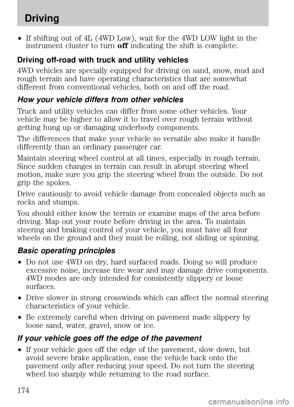 MAZDA MODEL B4000 CAB PLUS 4 TRUCK 2009  Owners Manual 