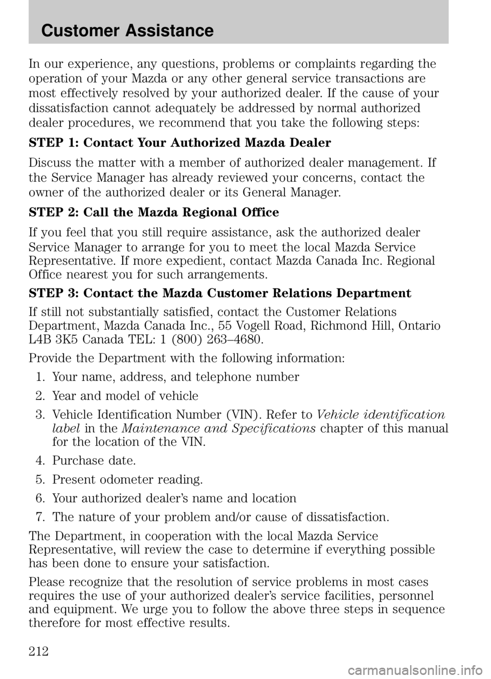 MAZDA MODEL B4000 CAB PLUS 4 TRUCK 2009  Owners Manual 