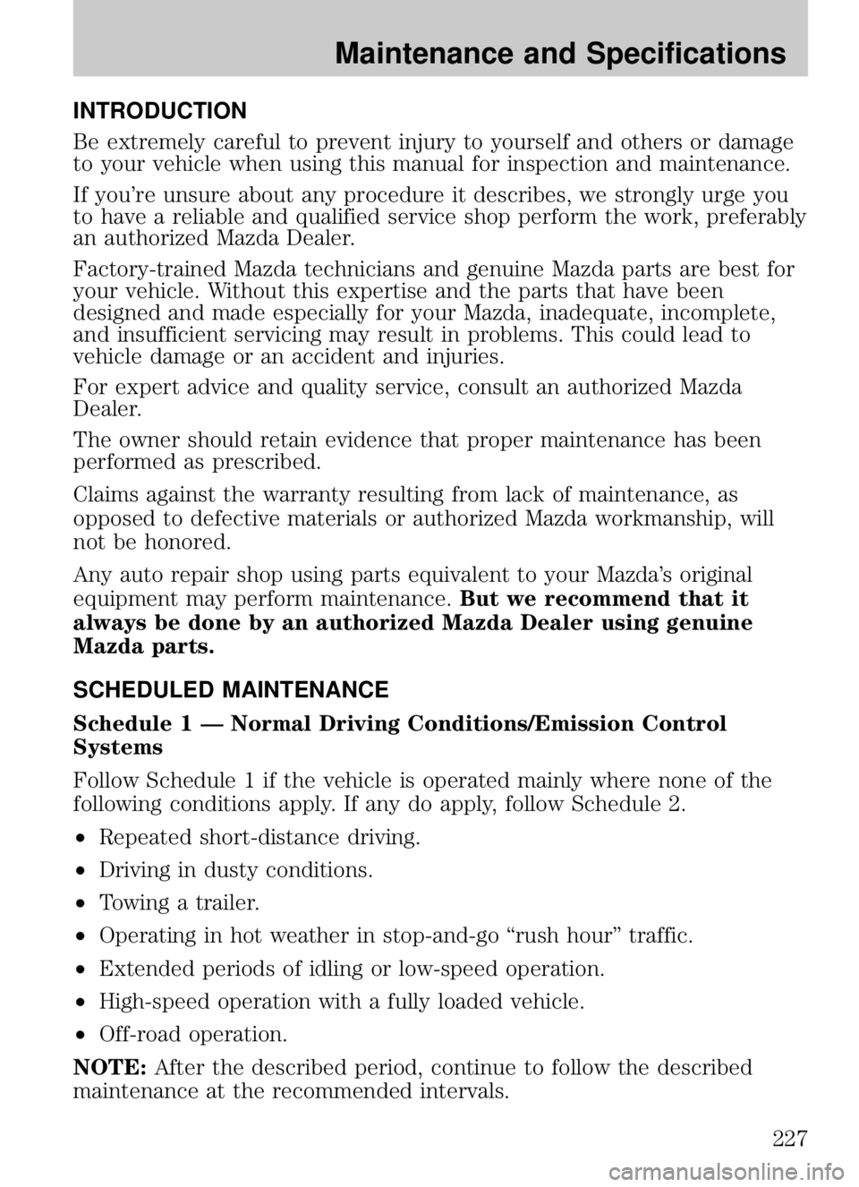 MAZDA MODEL B4000 CAB PLUS 4 TRUCK 2009  Owners Manual 