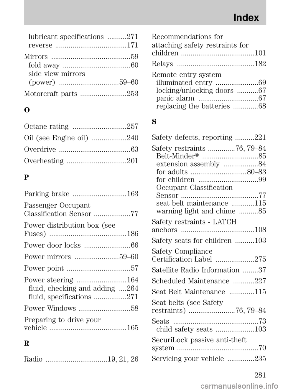 MAZDA MODEL B4000 CAB PLUS 4 TRUCK 2009  Owners Manual  MAZDA MODEL B4000 CAB PLUS 4 TRUCK 2009  Owners Manual