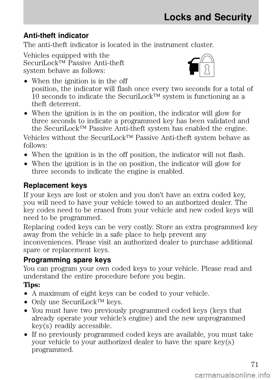 MAZDA MODEL B4000 CAB PLUS 4 TRUCK 2009 Manual PDF 