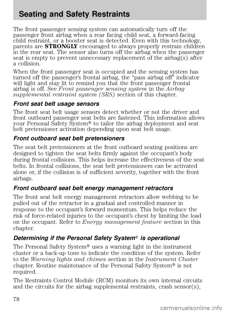 MAZDA MODEL B4000 CAB PLUS 4 TRUCK 2009 Manual PDF 