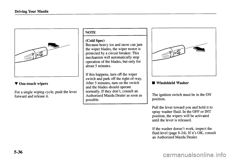 MAZDA MODEL MX-5 MIATA 2001 Owners Manual MAZDA MODEL MX-5 MIATA 2001 Owners Manual