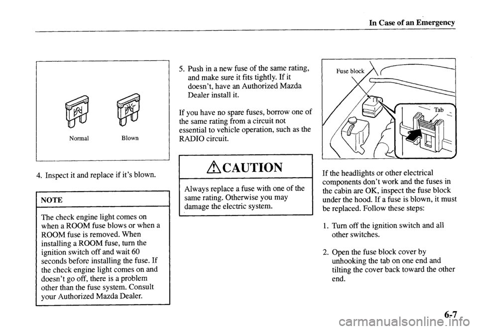 MAZDA MODEL MX-5 MIATA 2001 Owners Manual MAZDA MODEL MX-5 MIATA 2001 Owners Manual
