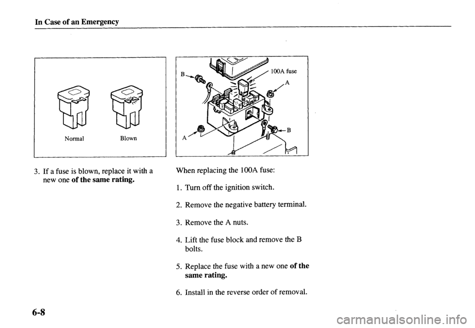 MAZDA MODEL MX-5 MIATA 2001 Owners Manual MAZDA MODEL MX-5 MIATA 2001 Owners Manual
