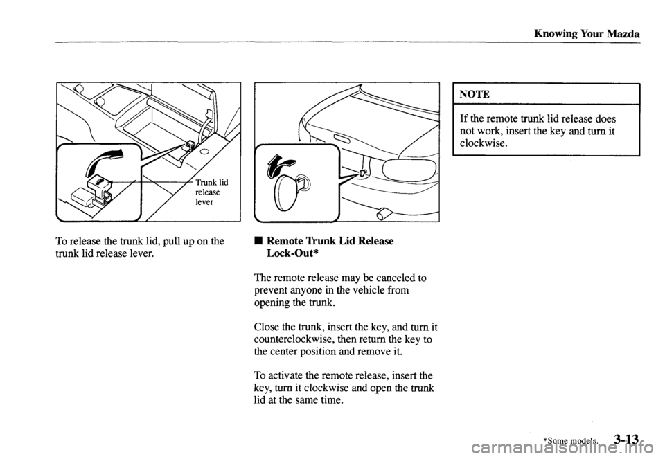 MAZDA MODEL MX-5 MIATA 2001 Workshop Manual MAZDA MODEL MX-5 MIATA 2001 Workshop Manual