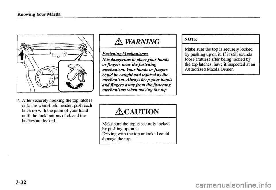 MAZDA MODEL MX-5 MIATA 2001 Manual PDF MAZDA MODEL MX-5 MIATA 2001 Manual PDF