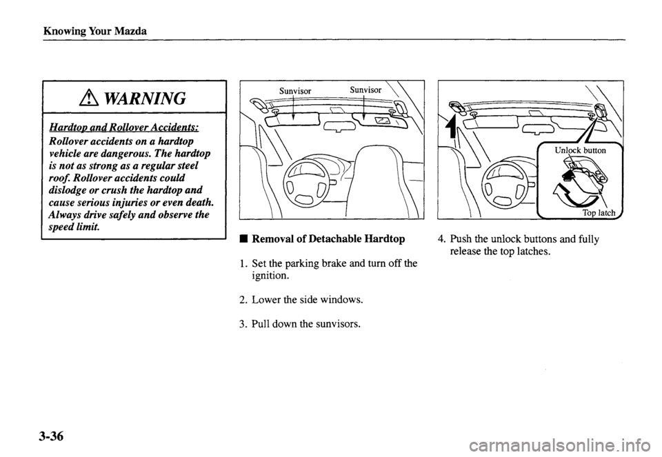 MAZDA MODEL MX-5 MIATA 2001 Manual PDF MAZDA MODEL MX-5 MIATA 2001 Manual PDF