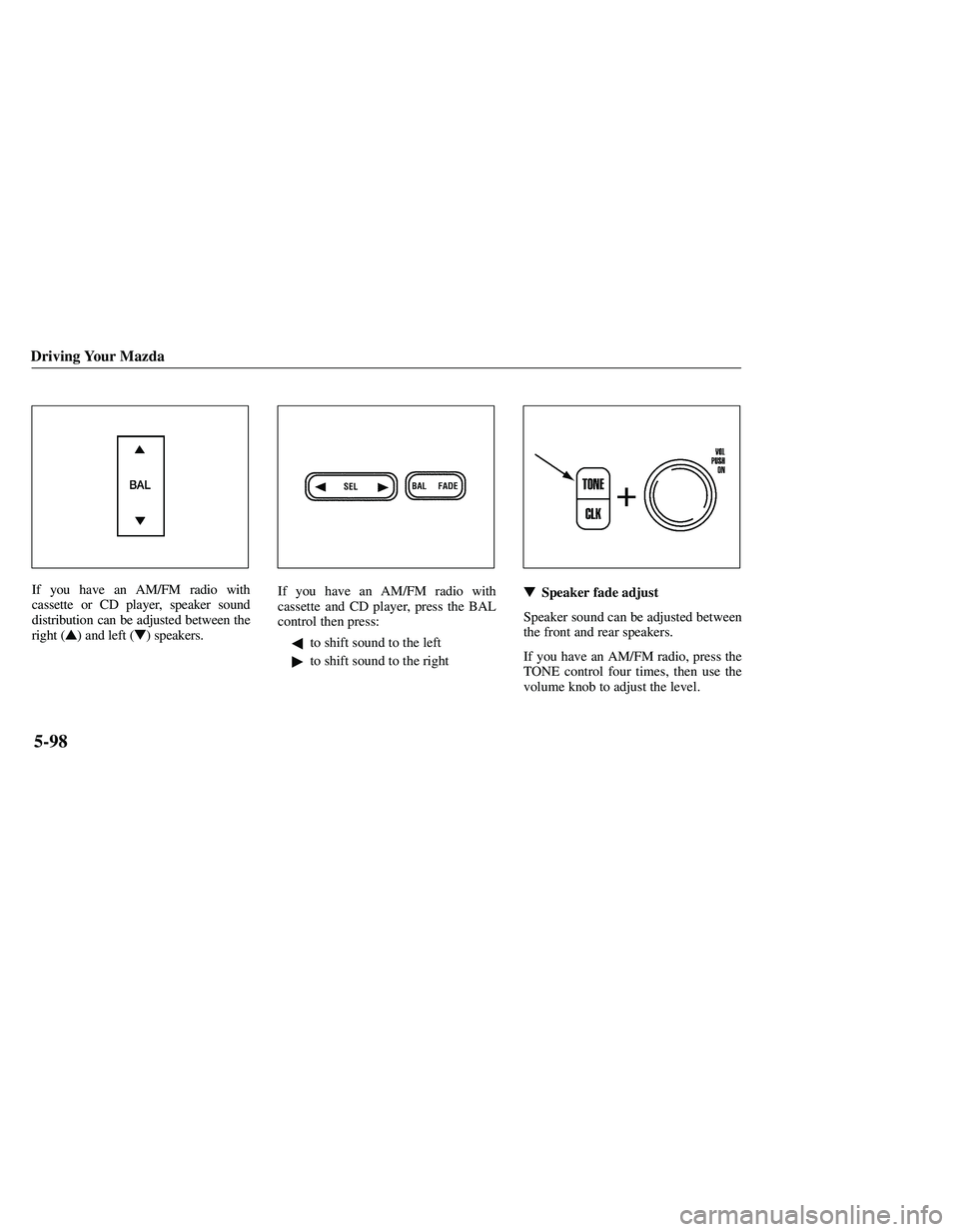 MAZDA MODEL B3000 4WD 2001 Owners Manual MAZDA MODEL B3000 4WD 2001 Owners Manual