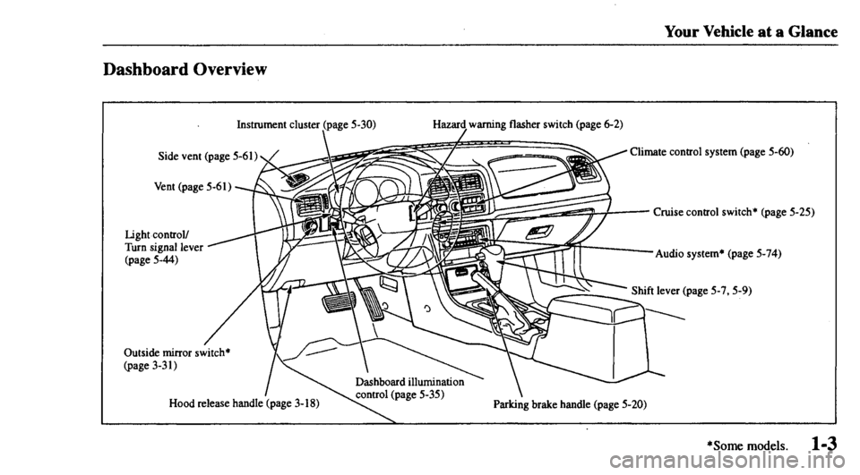MAZDA MODEL 626 2000 User Guide 